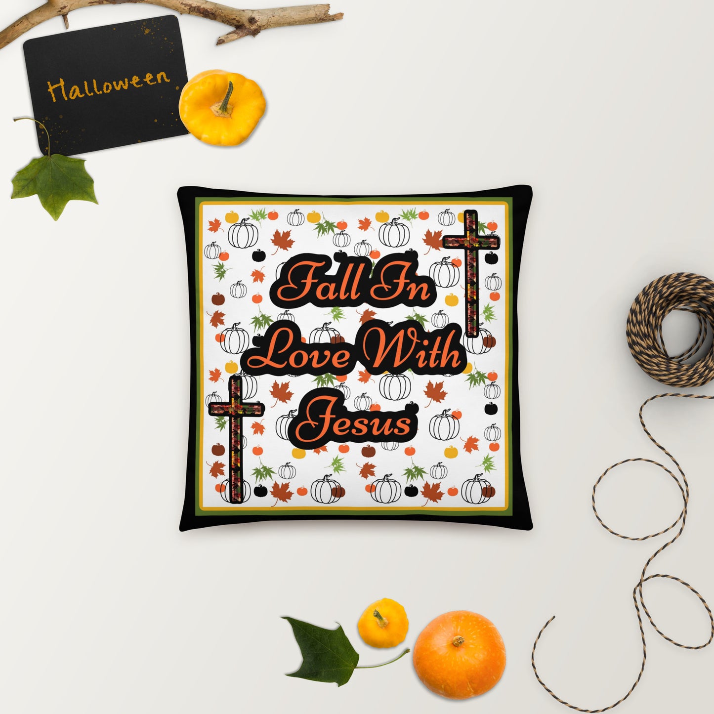 Fall In Love With Jesus Pillow