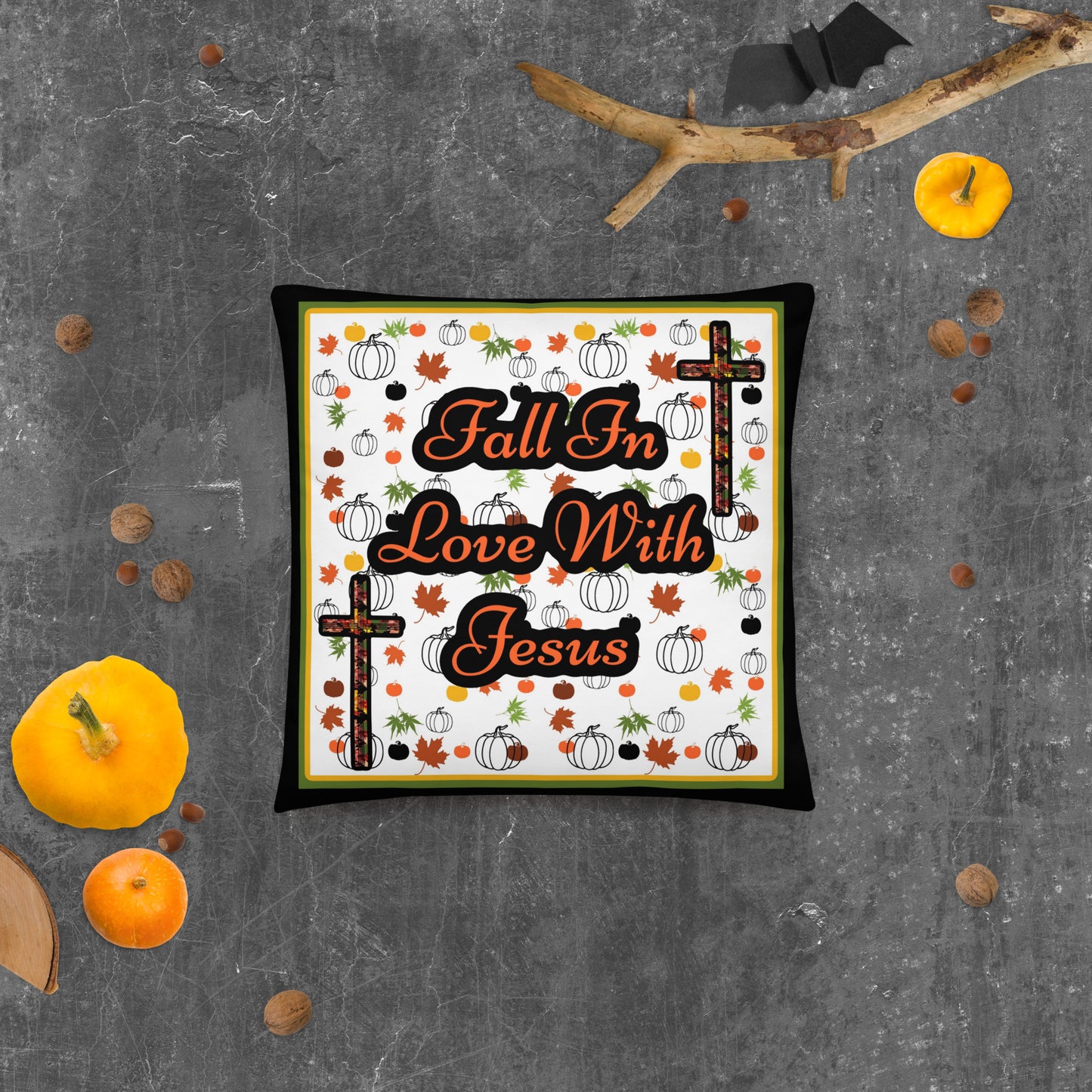 Fall In Love With Jesus Pillow