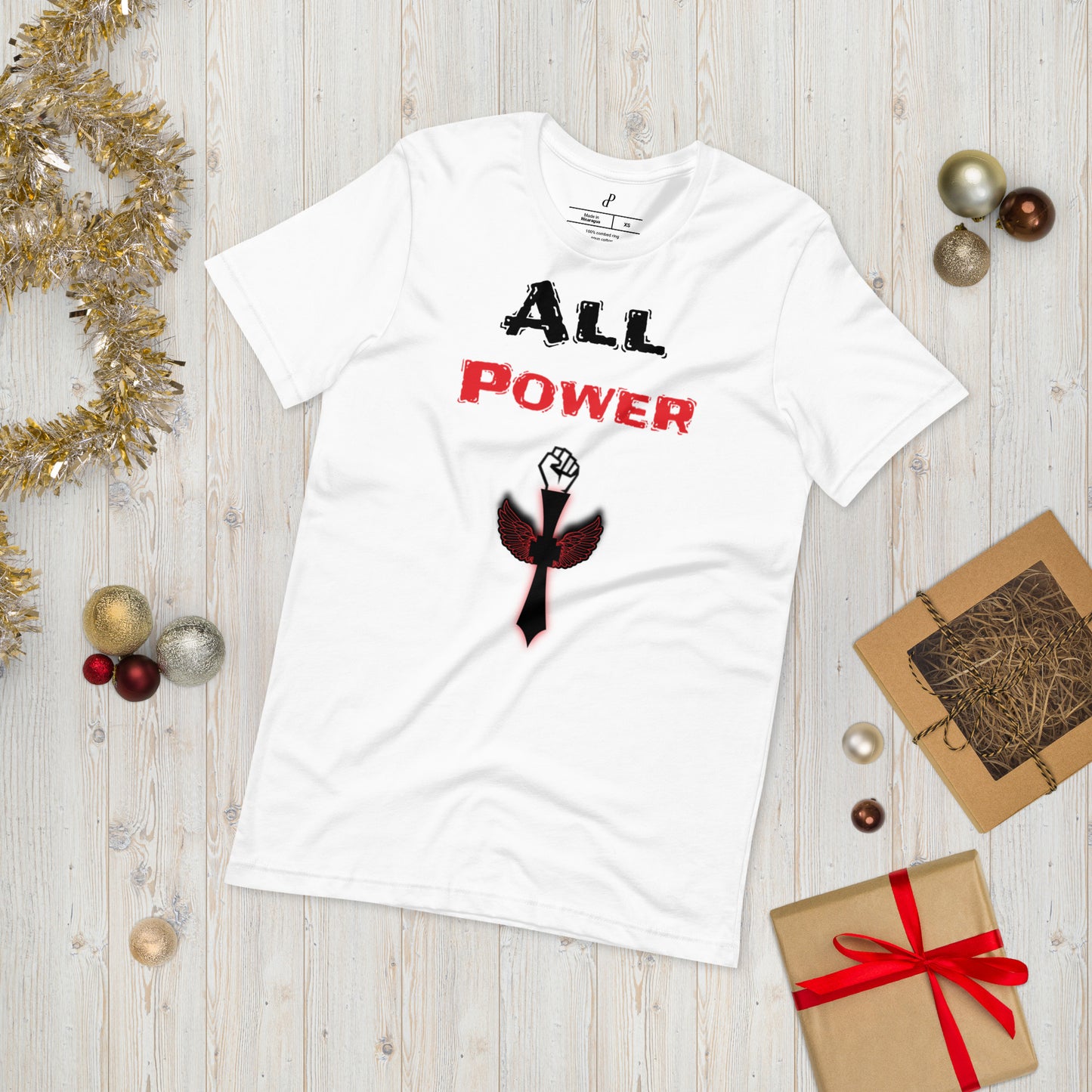 All Power Unisex t-shirt White