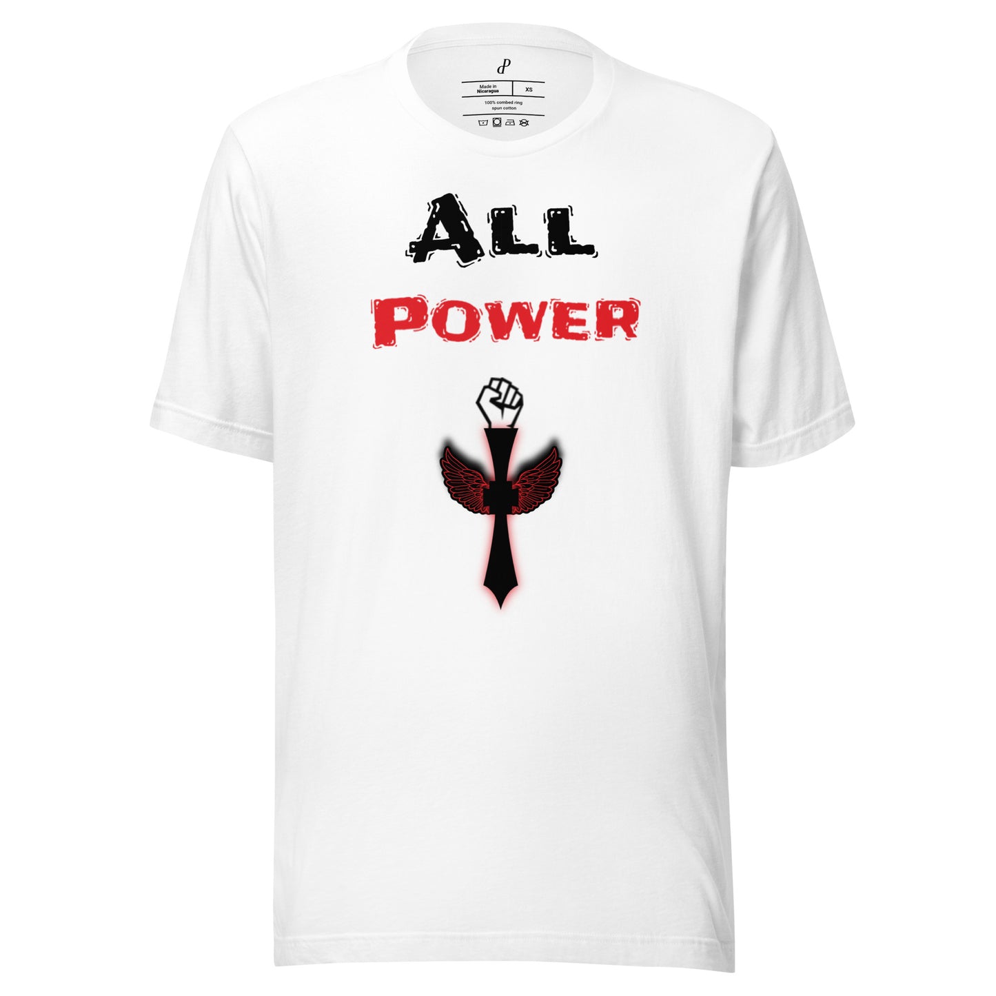 All Power Unisex t-shirt White