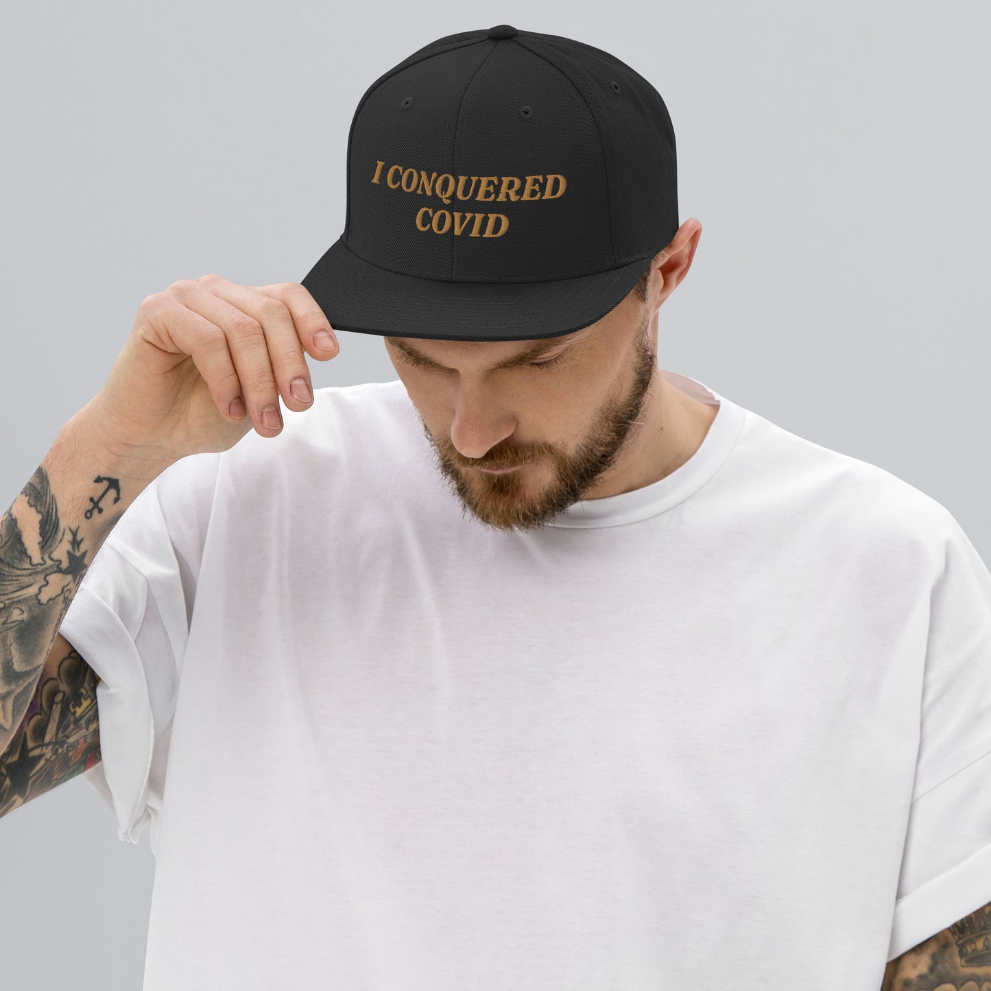 Covid Snapback Hat