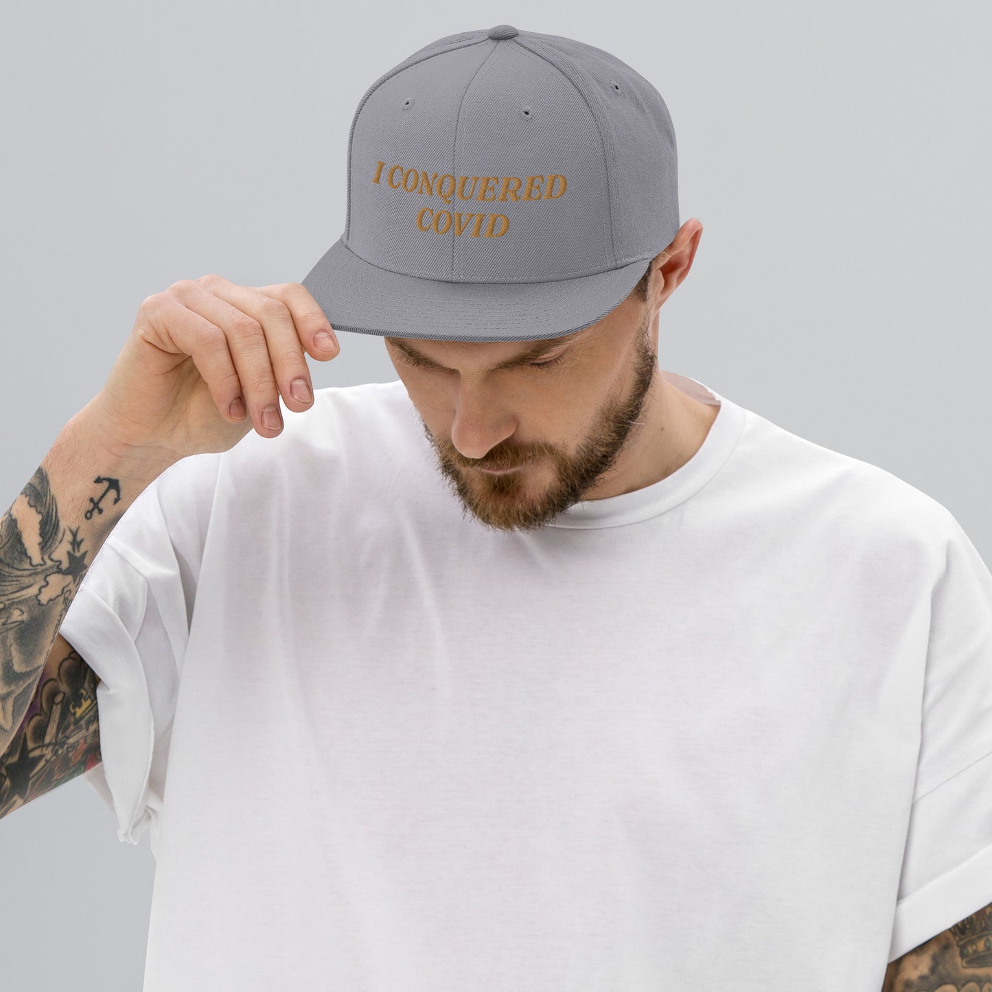 Covid Snapback Hat