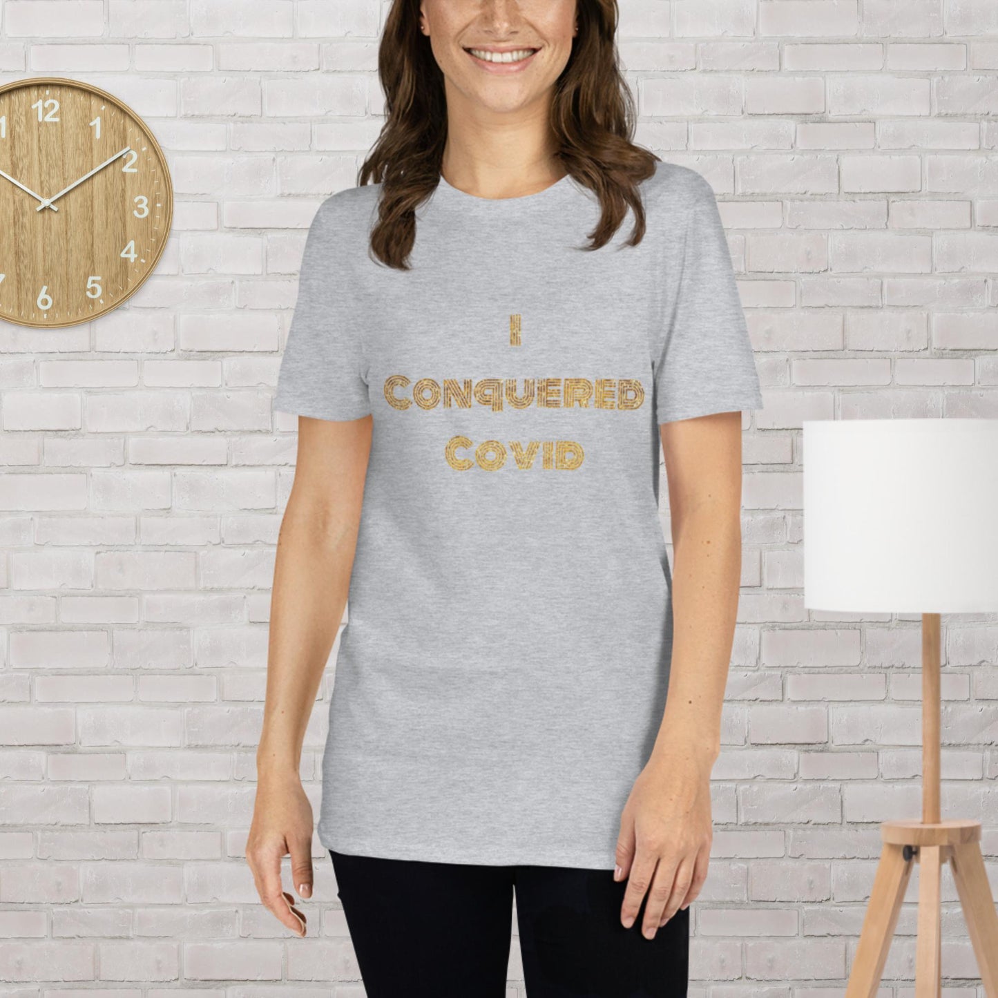 Conquered Covid-Gold #2 Unisex T-Shirt