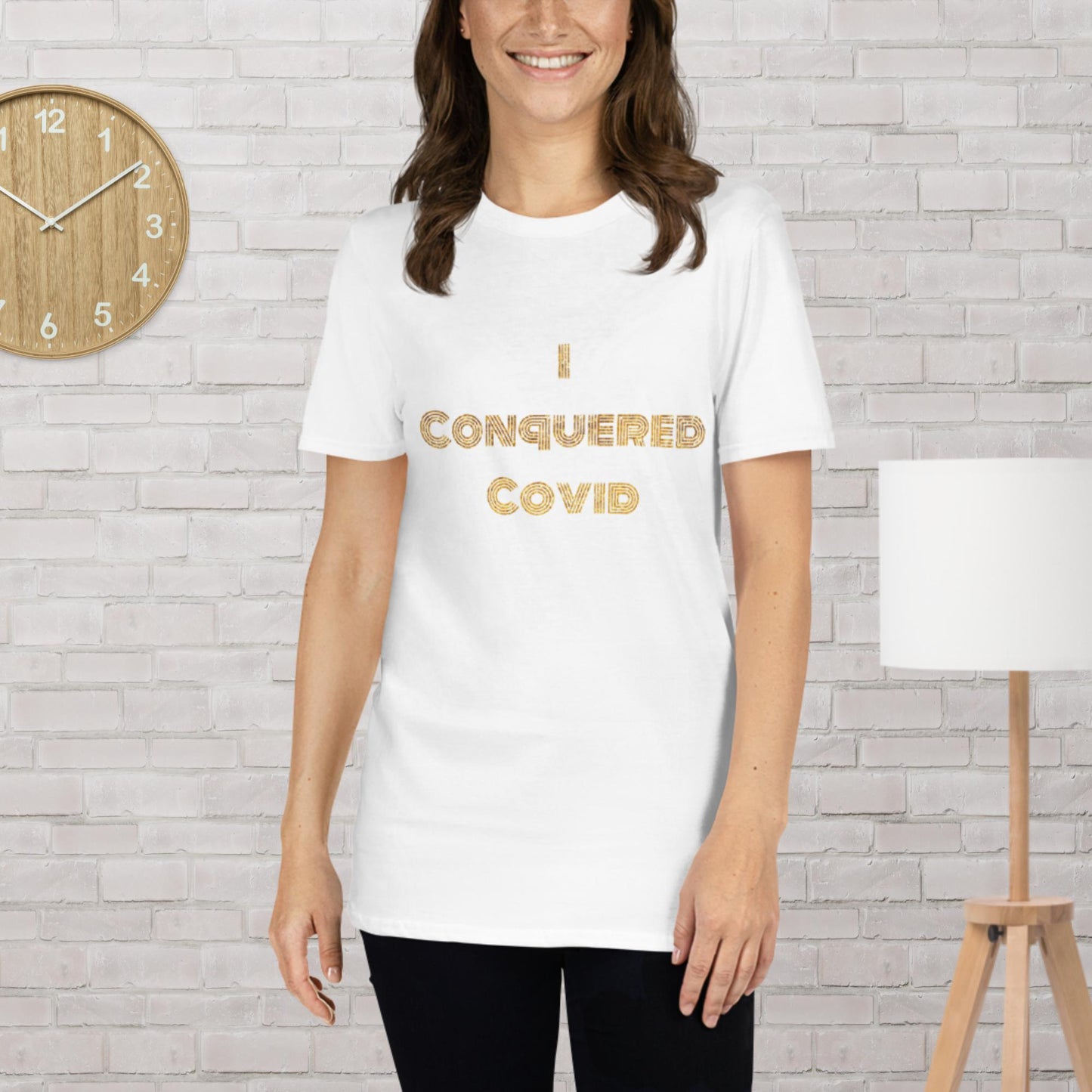 Conquered Covid-Gold #2 Unisex T-Shirt