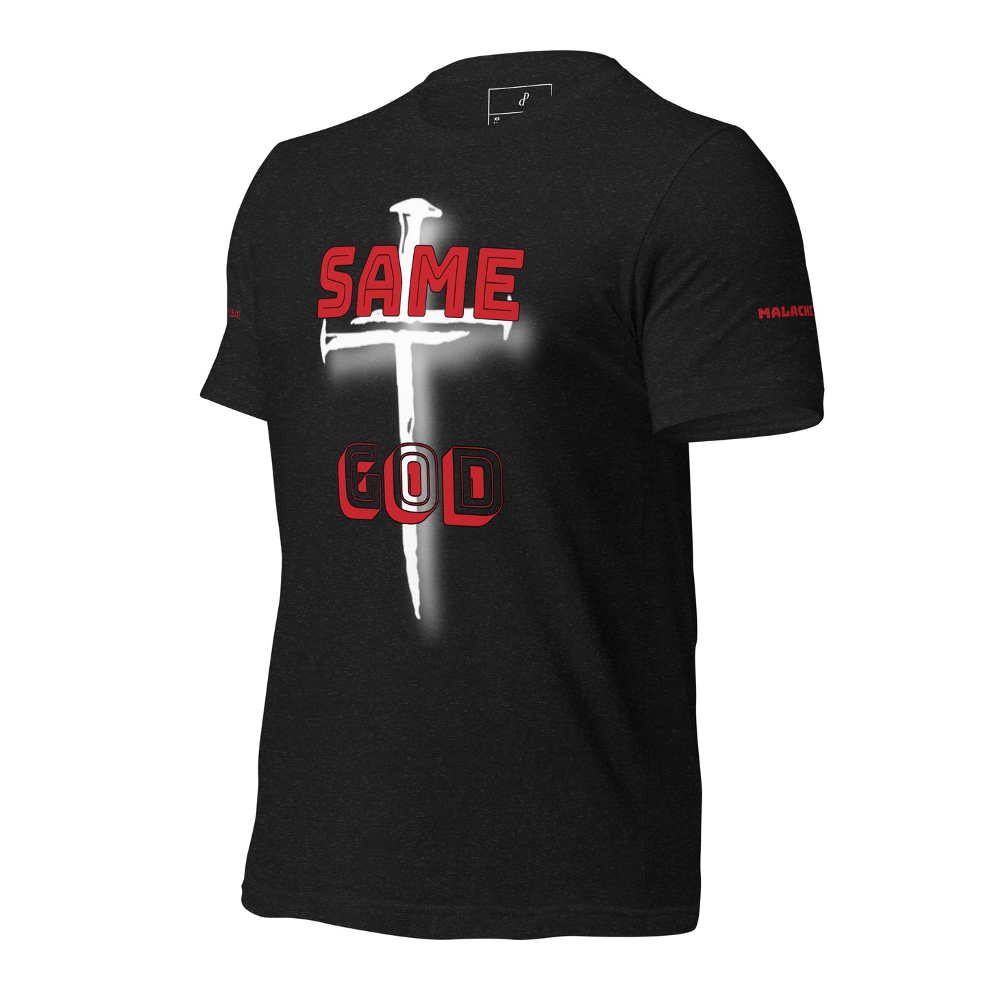 Same God Unisex black t-shirt