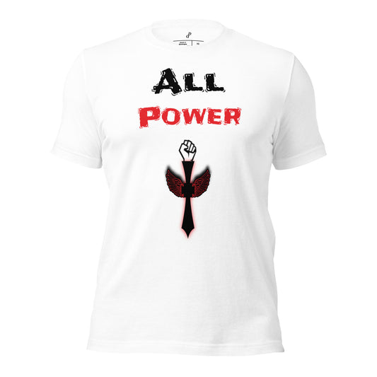 All Power Unisex t-shirt White