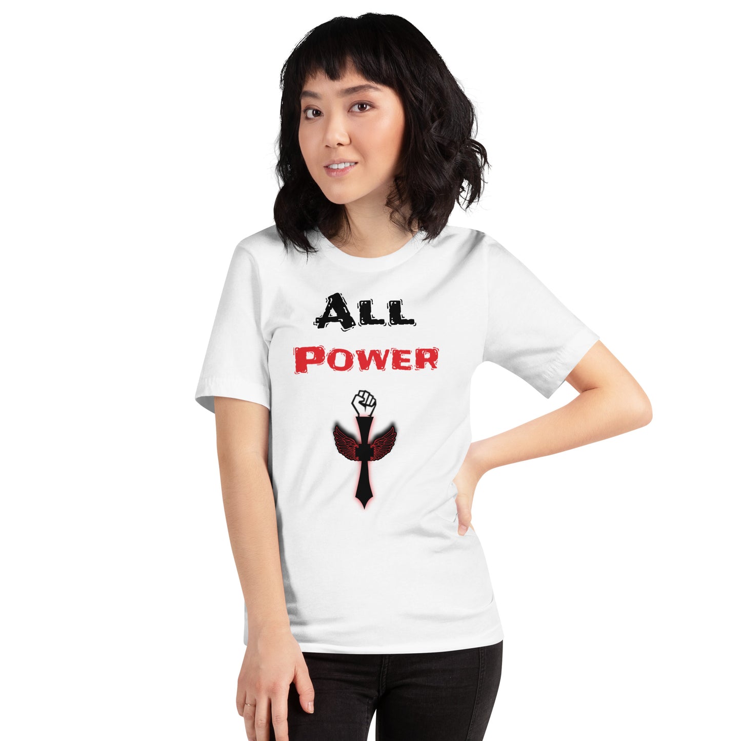 All Power Unisex t-shirt White