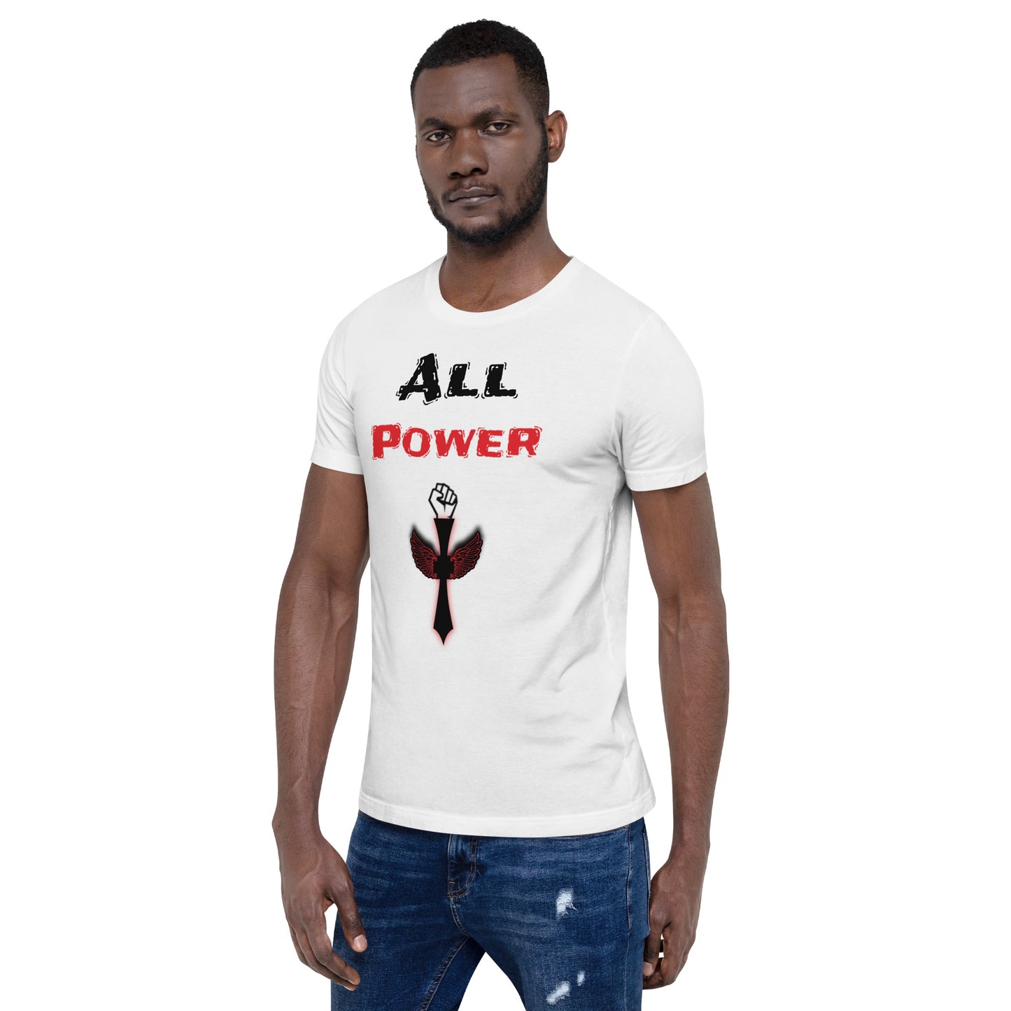 All Power Unisex t-shirt White