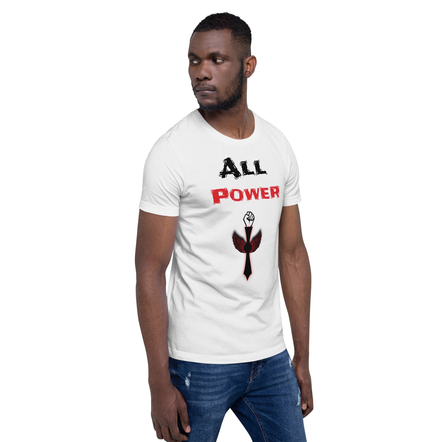 All Power Unisex t-shirt White