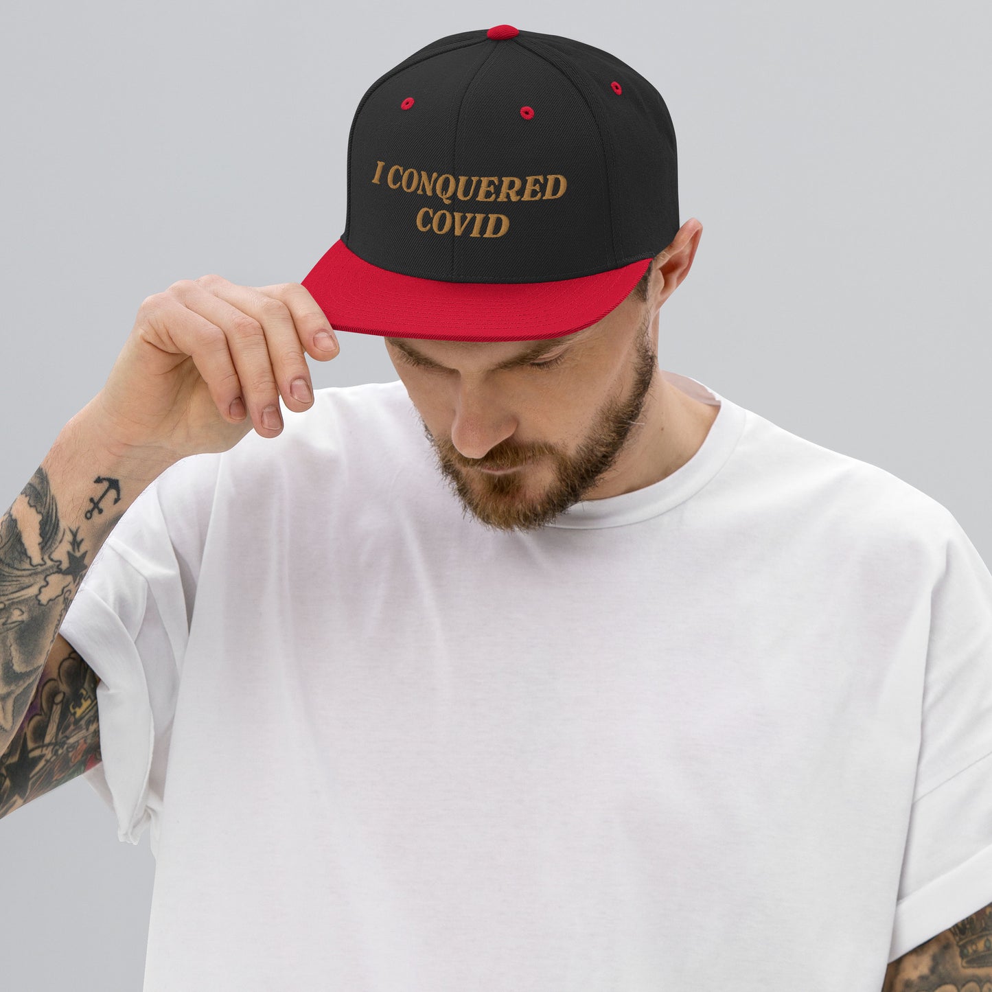 Covid Snapback Hat