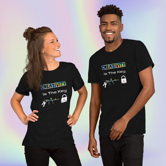 Creativity is the Key #2 Unisex t-shirt