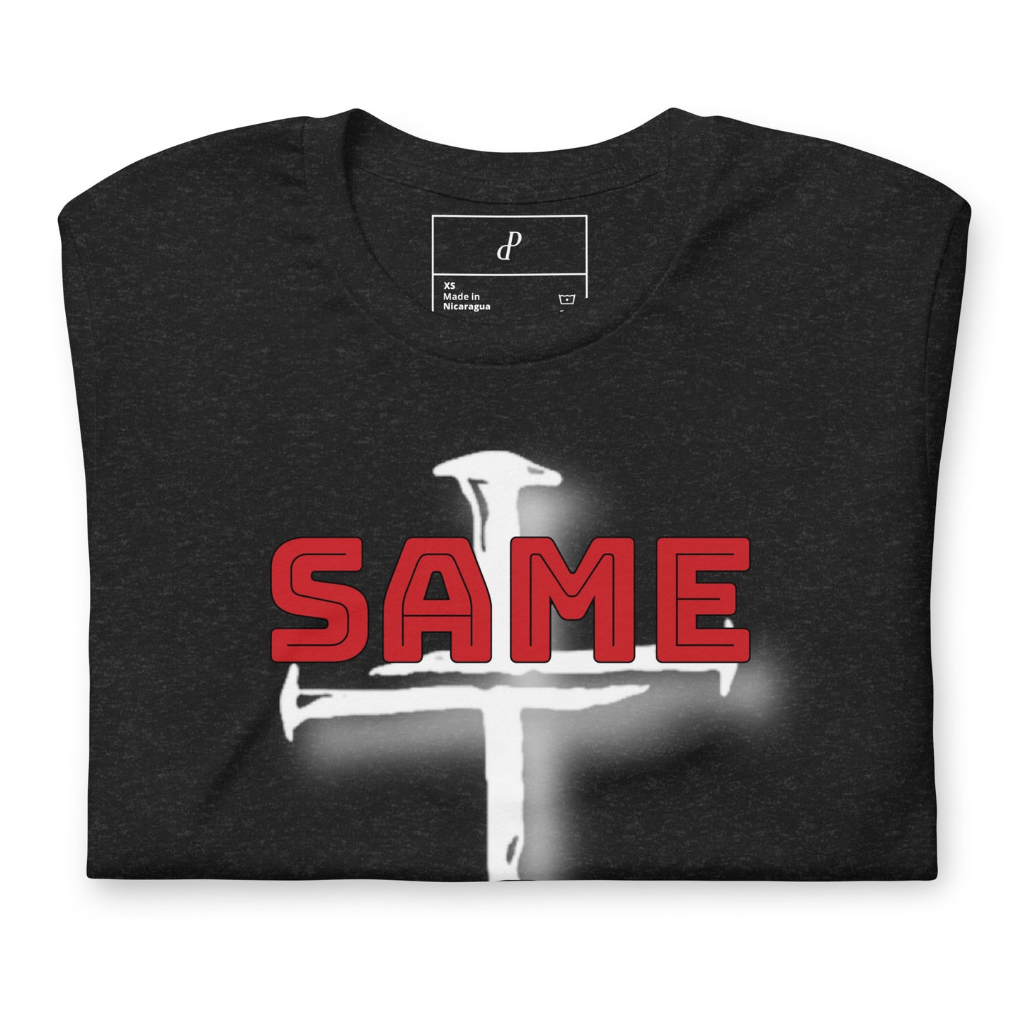 Same God Unisex black t-shirt