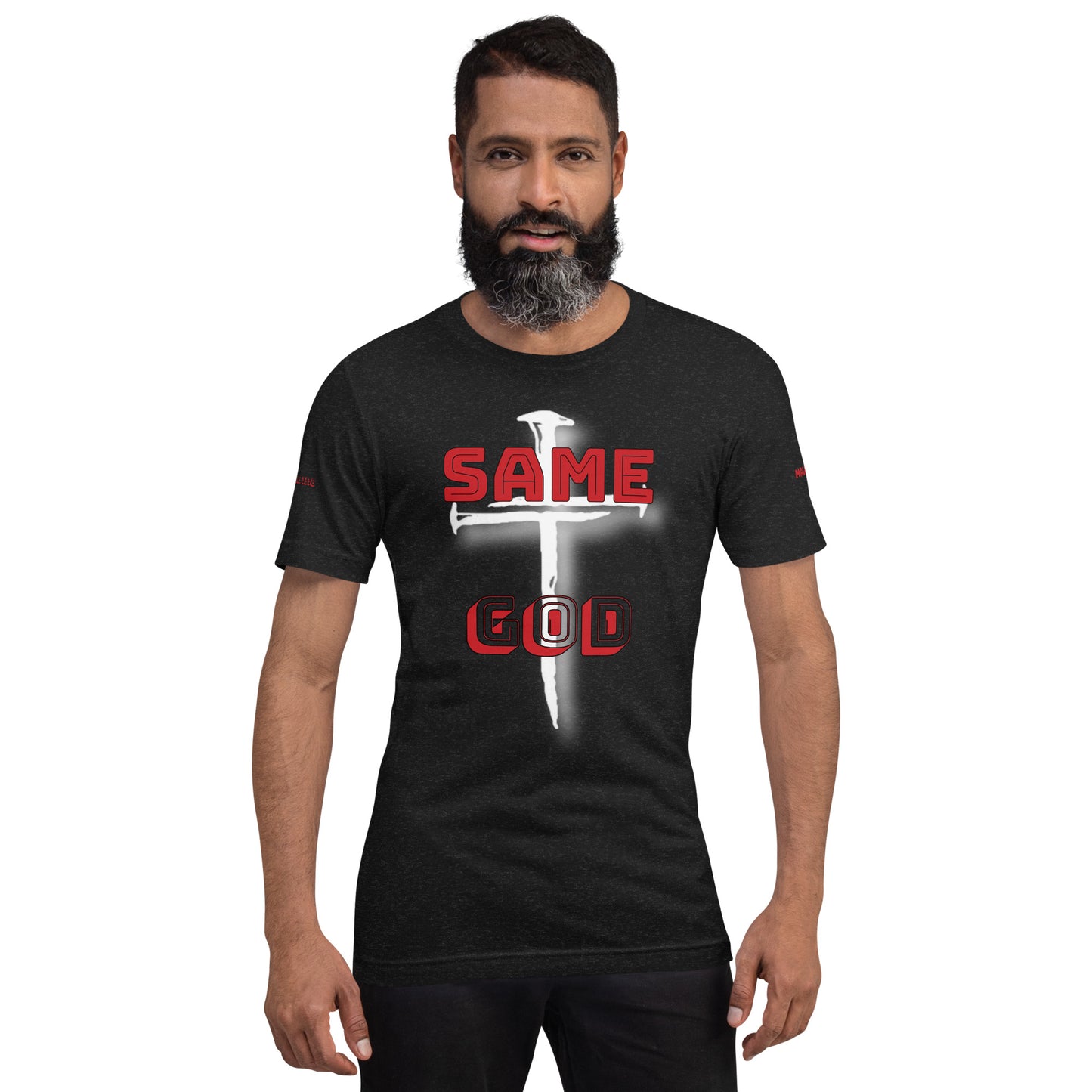 Same God Unisex black t-shirt