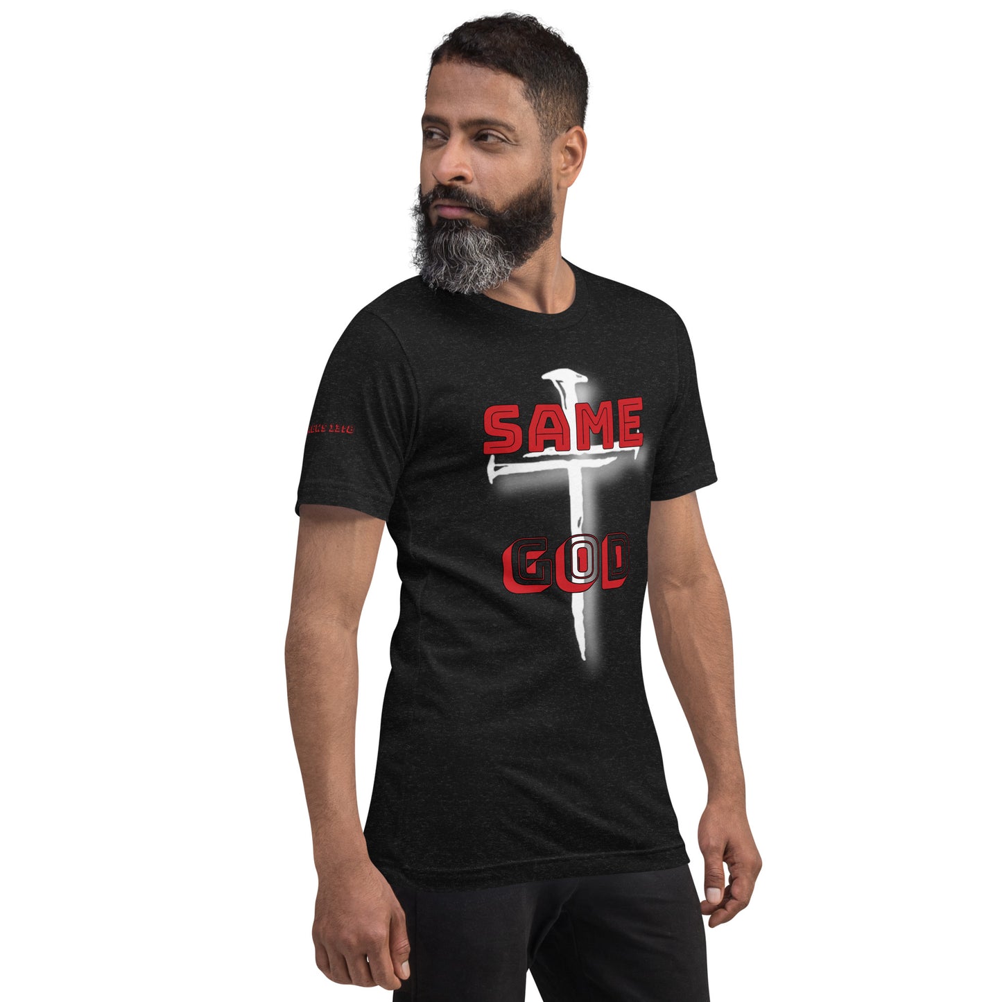 Same God Unisex black t-shirt