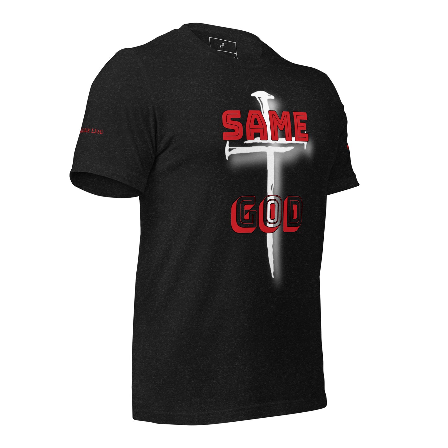 Same God Unisex black t-shirt